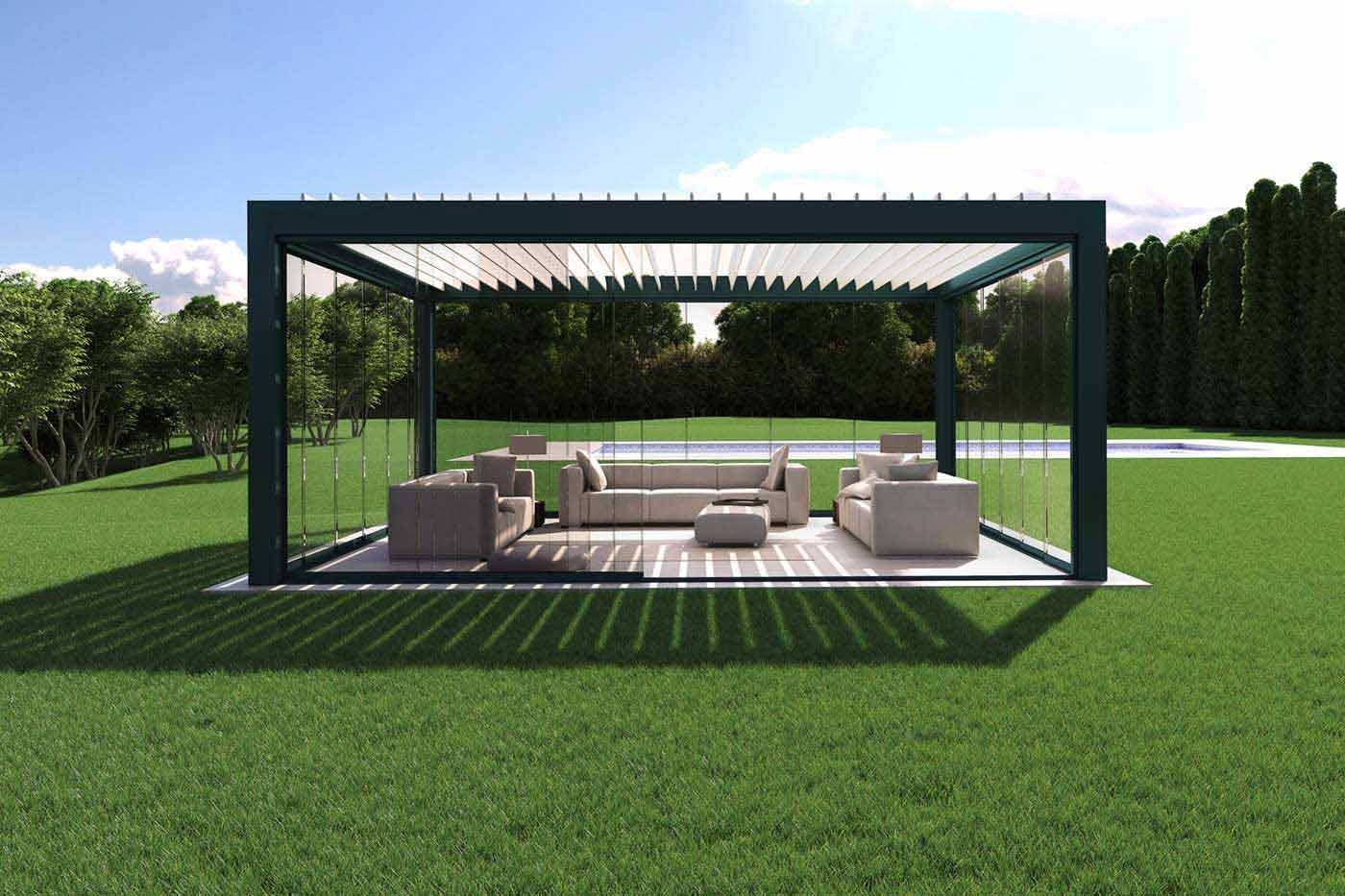 Pergola bioclimatica Gaviota Climatika Infissi Group